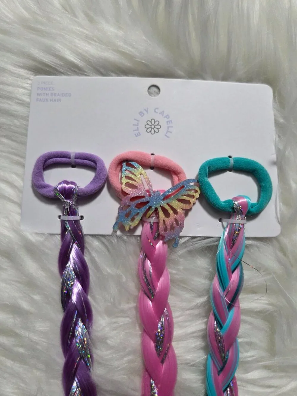 Elli by Capelli Faux Braid Hair Accessory Set